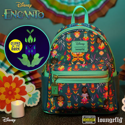 Encanto Familia Madrigal Glow-in-the-Dark Mini-Backpack- Official Licensed