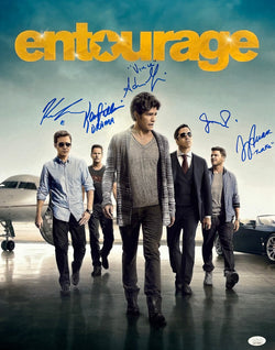 Image of Entourage Signed 16X20 Cast Photo Piven Grenier Connolly Dillon Ferrara JSA COA