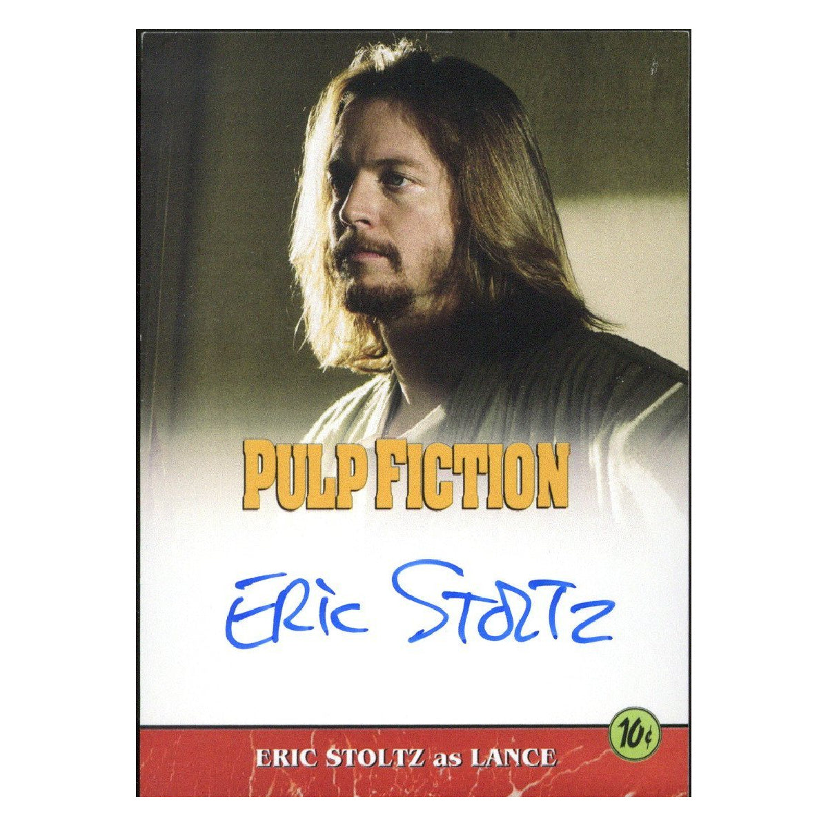 Eric Stoltz Signed Custom Trading Card Pulp Fiction Autographed Zobie COA