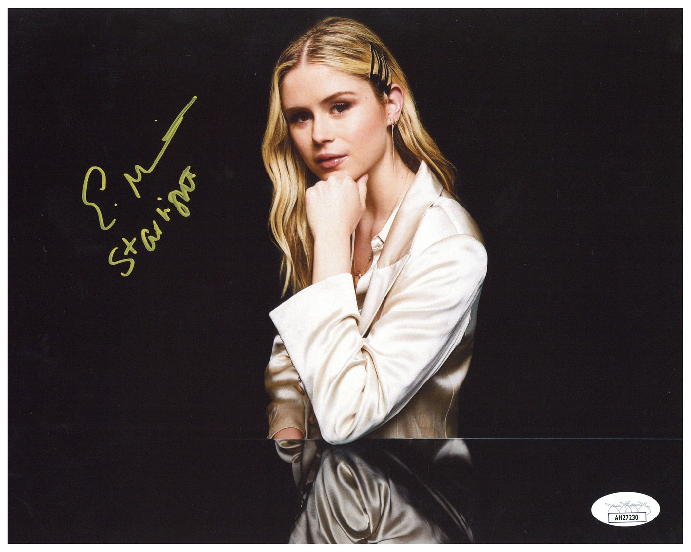 Erin Moriarty Signed 8x10 Photo Amazon The Boys Authentic Autographed JSA COA