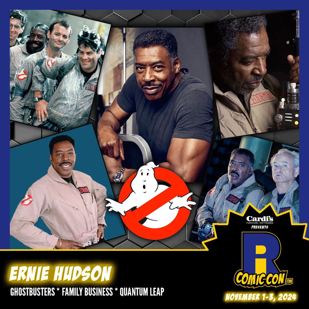 Ernie Hudson Official Autograph Mail-In Service - Rhode Island Comic Con 2024