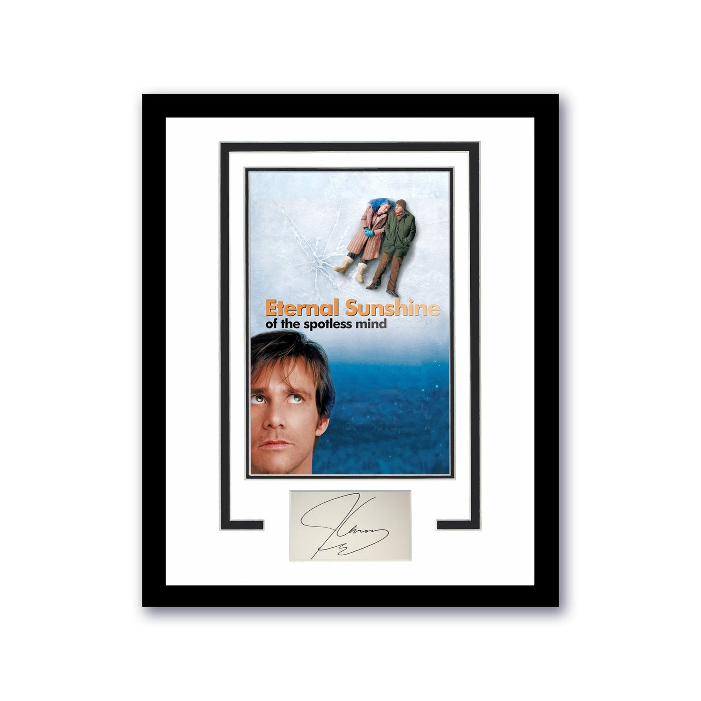 Eternal Sunshine Spotless Mind Jim Carrey Signed 11x14 Framed Poster Photo ACOA