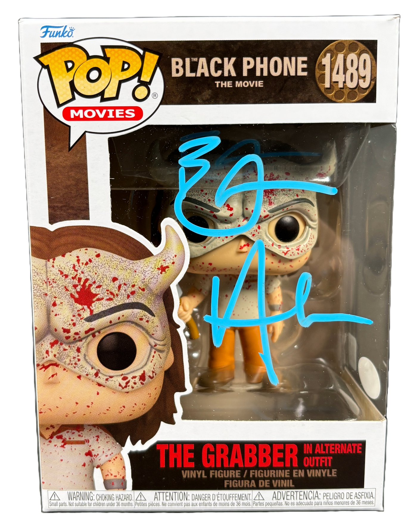 Ethan Hawke Signed Funko Pop Black Phone Grabber Autographed JSA COA