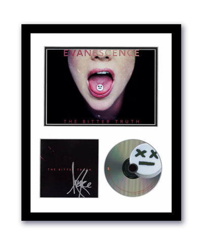 Evanescence Amy Lee Autographed 11x14 Custom Framed CD Photo Bitter Truth Signed ACOA 10