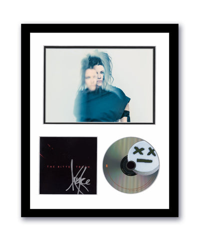 Evanescence Amy Lee Autographed 11x14 Custom Framed CD Photo Bitter Truth Signed ACOA 11