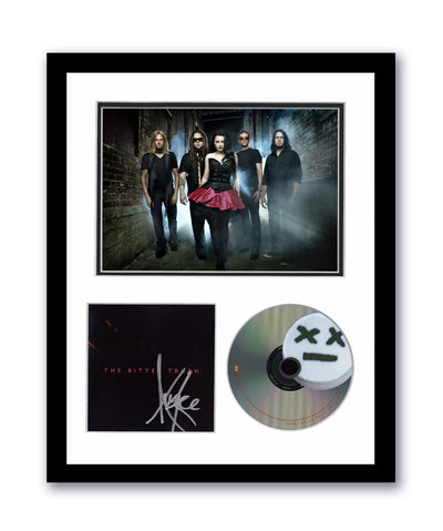 Evanescence Amy Lee Autographed 11x14 Custom Framed CD Photo Bitter Truth Signed ACOA 13