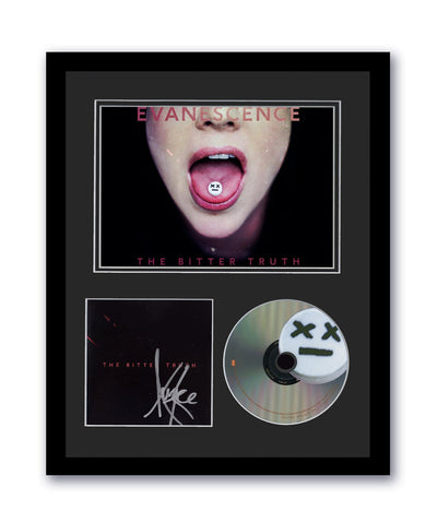 Evanescence Amy Lee Autographed 11x14 Custom Framed CD Photo Bitter Truth Signed ACOA 3