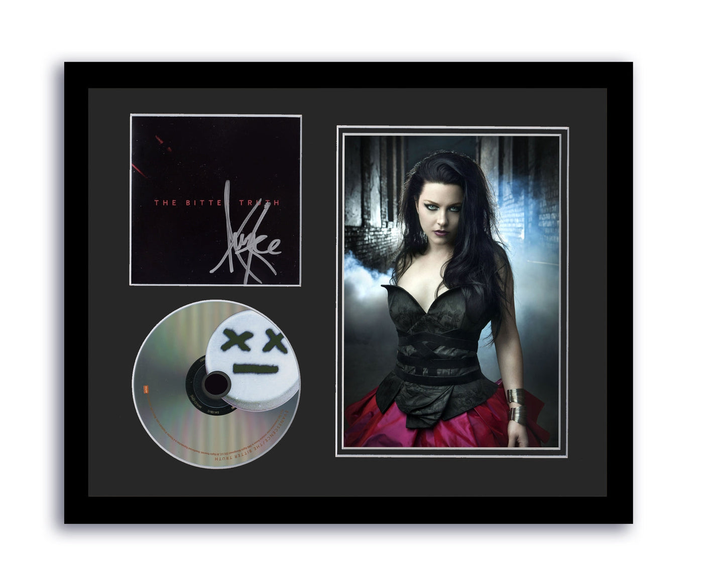Evanescence Amy Lee Autographed 11x14 Custom Framed CD Photo Bitter Truth Signed ACOA 7