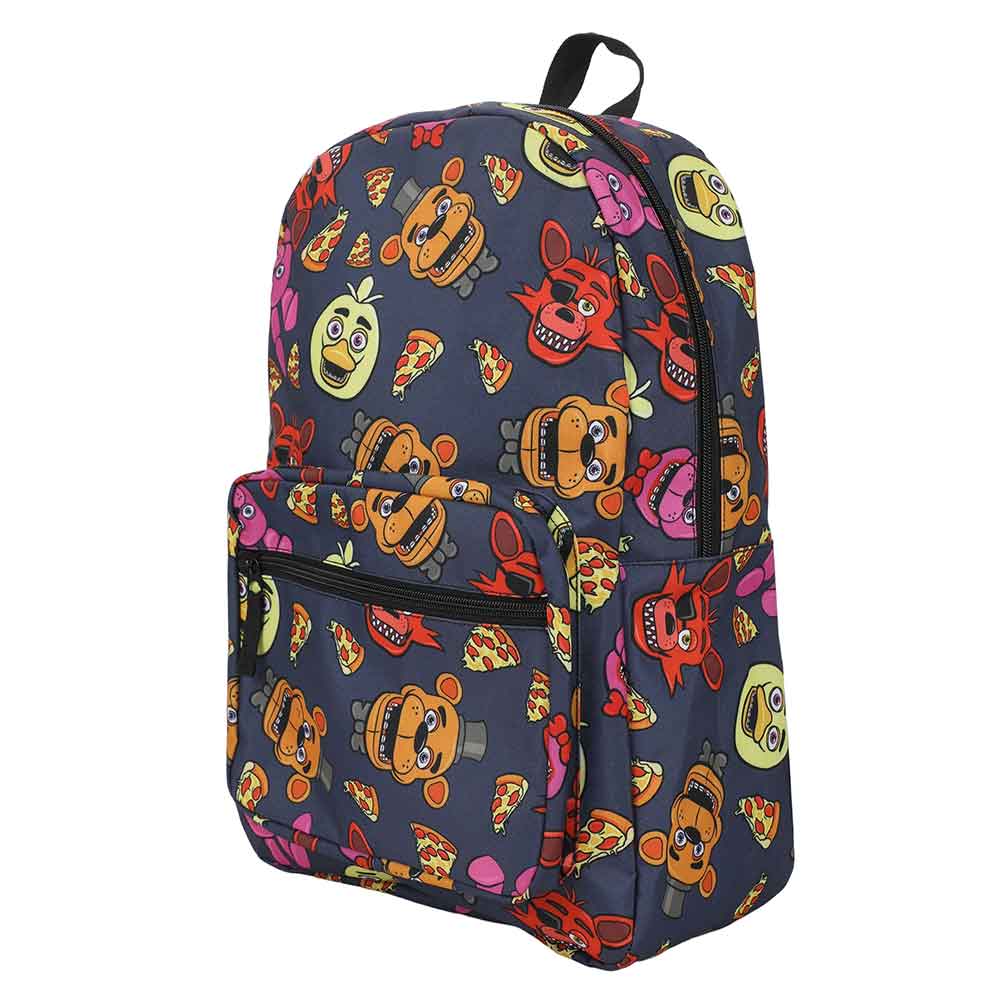 FIVE NIGHTS AT FREDDY'S CHARACTERS AOP LAPTOP BACKPACK