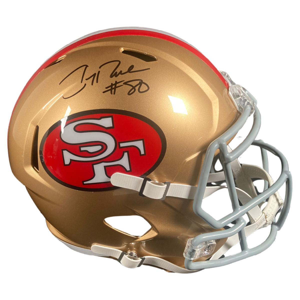 Jerry Rice Signed San Francisco 49ers F/S Helmet HOF Autographed Fanatics COA