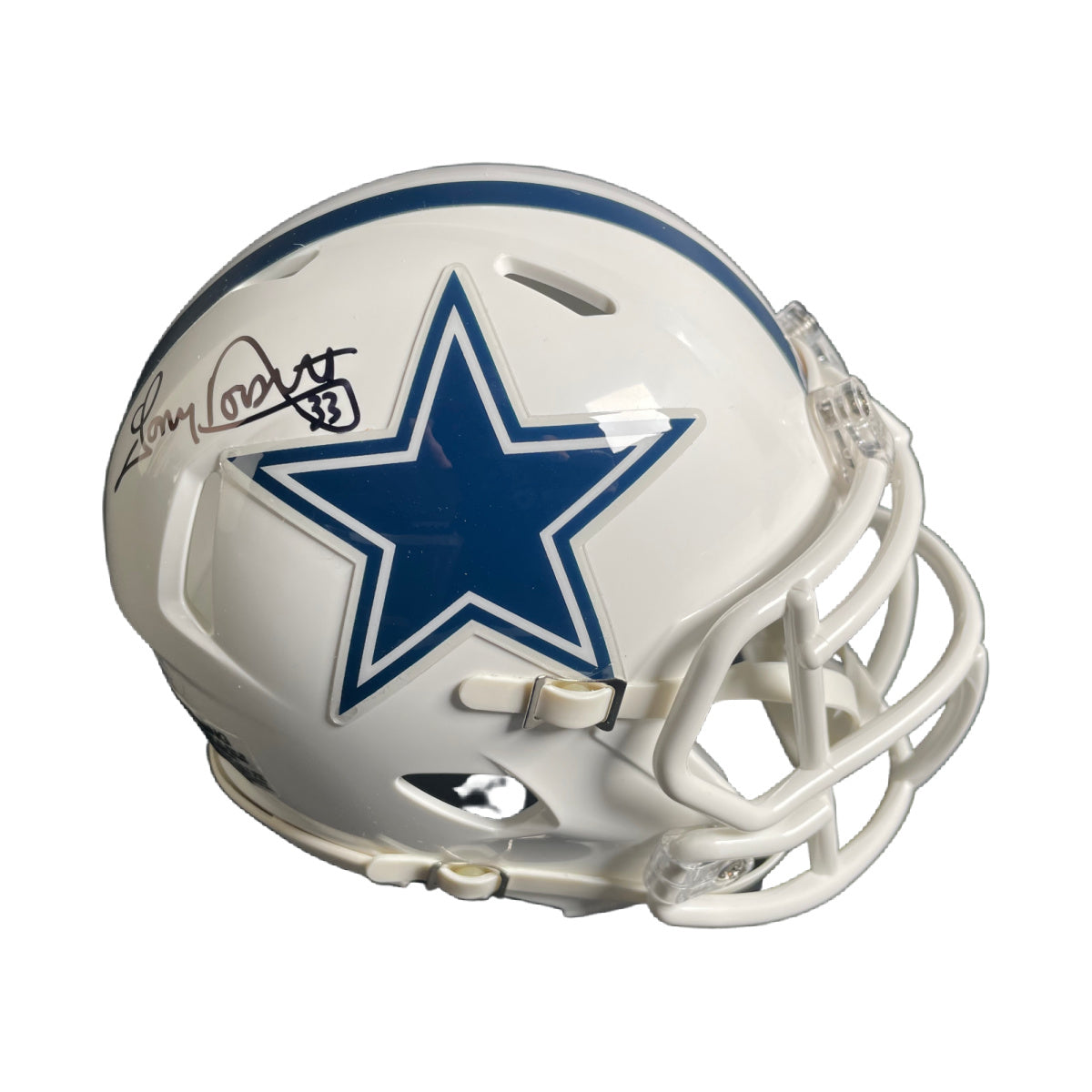 Tony Dorsett Signed Dallas Cowboys Mini Helmet Autographed JSA COA White