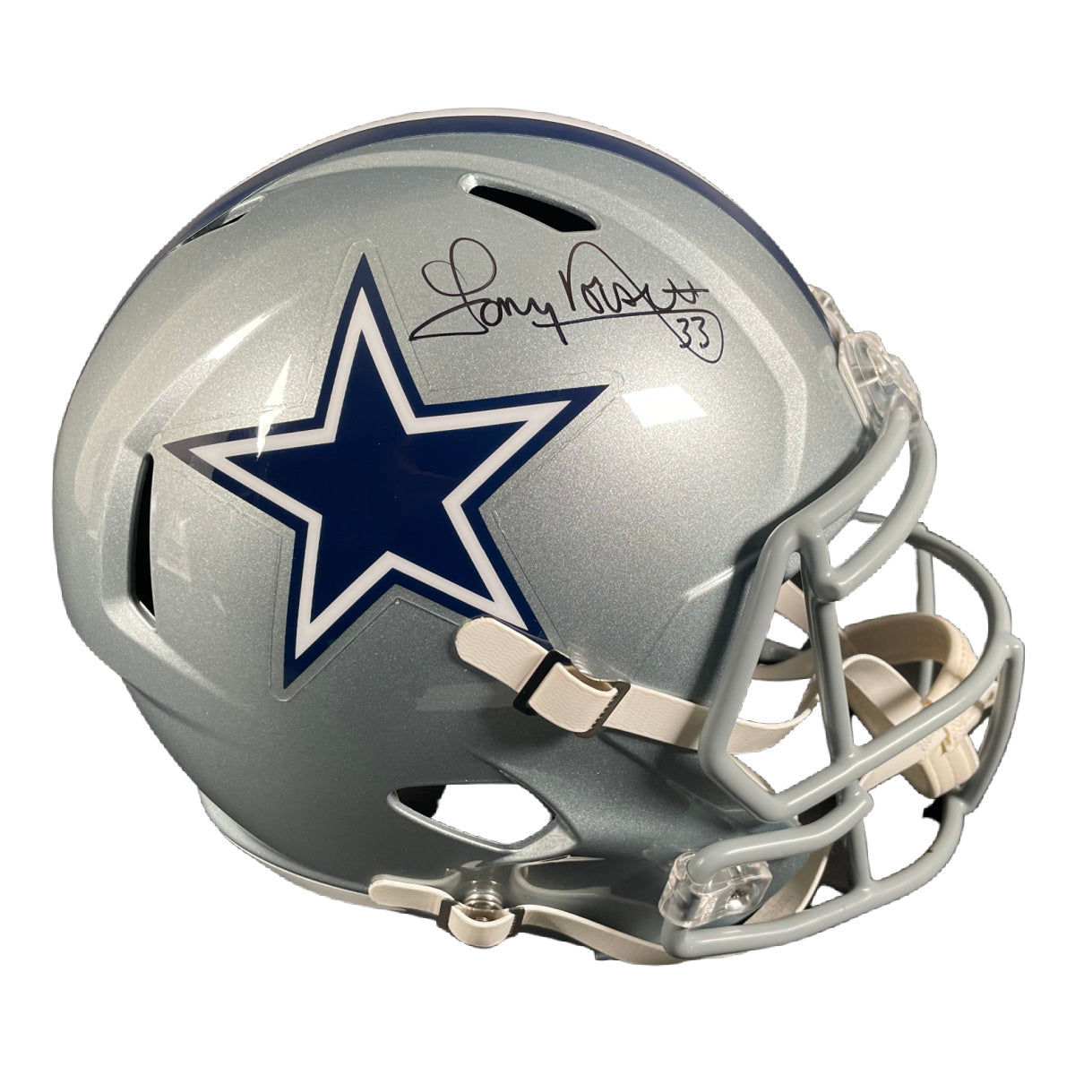 Tony Dorsett Signed Dallas Cowboys F/S Helmet Autographed JSA COA