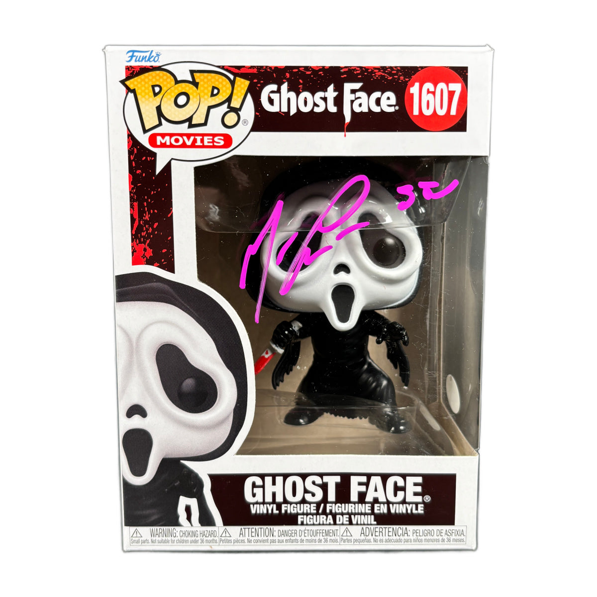 Matthew Lillard Signed Funko POP Scream Ghost Face Autographed JSA COA