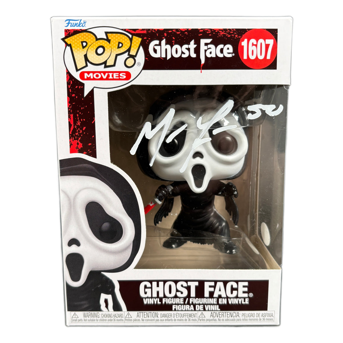 Matthew Lillard Signed Funko POP Scream Ghost Face Autographed JSA COA 2