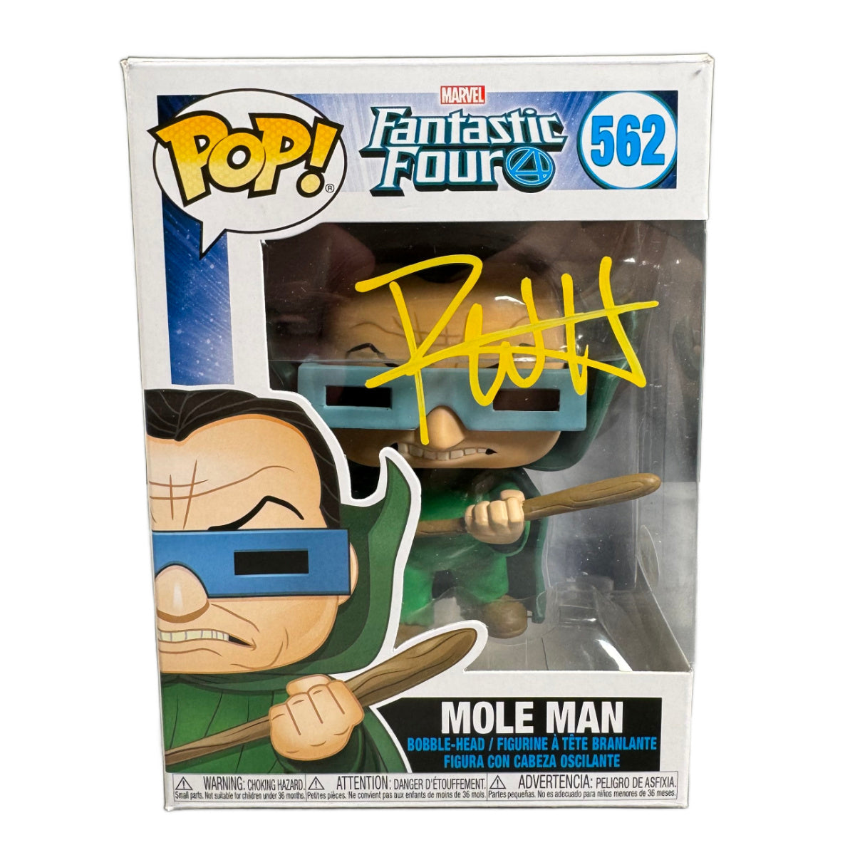 Paul Walter Hauser Signed Marvel Fantastic Four Mole Man Autographed JSA COA