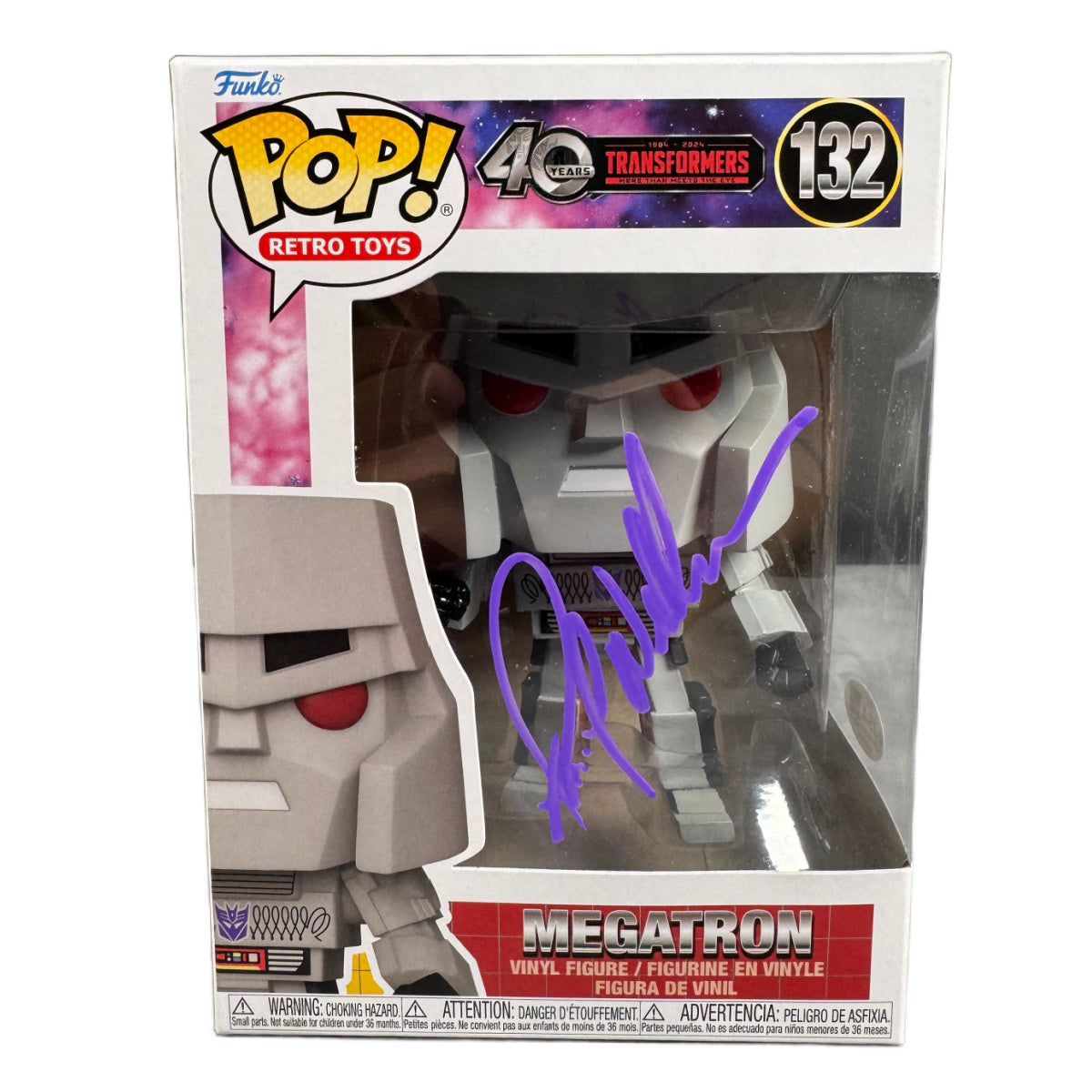 Frank Welker Signed Funko POP Transformers Megatron Autographed JSA COA
