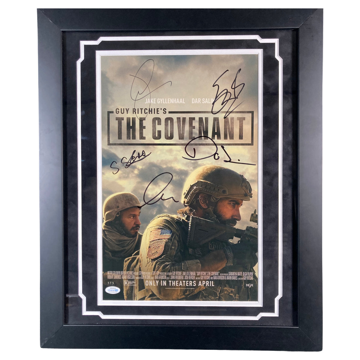 The Covenant Cast Signed 11x17 Photo Custom Framed Autographed ACOA