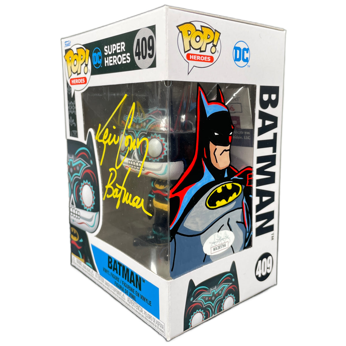 Kevin Conroy Signed Funko POP Batman (Dia De Los DC) Autographed JSA COA Sketch