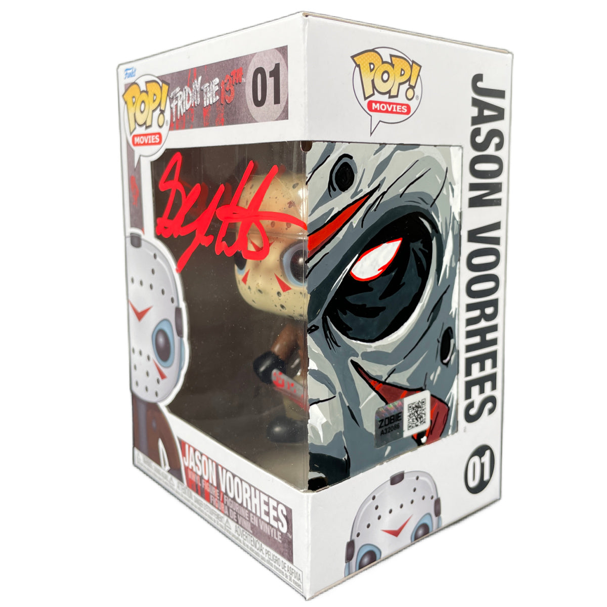 Schuyler White Signed Funko POP Friday the 13th Jason Voorhees Autographed Zobie Sketch