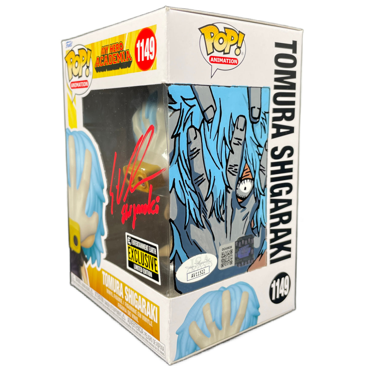Eric Vale Signed Funko POP Anime My Hero Academia Autographed JSA Sketch