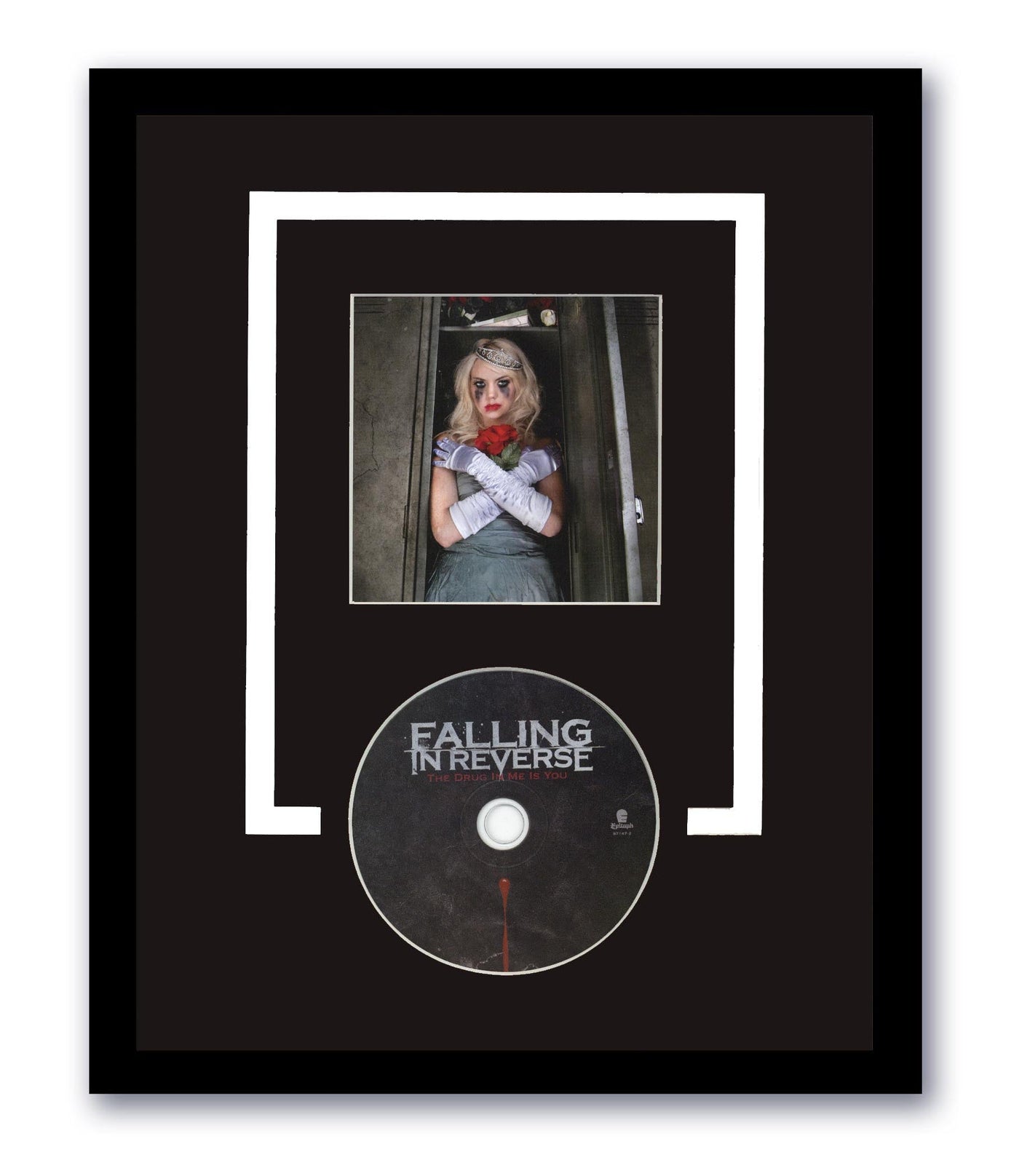 Falling in Reverse 11x14 Custom Framed The Drug in Me is You CD Ronnie Radke