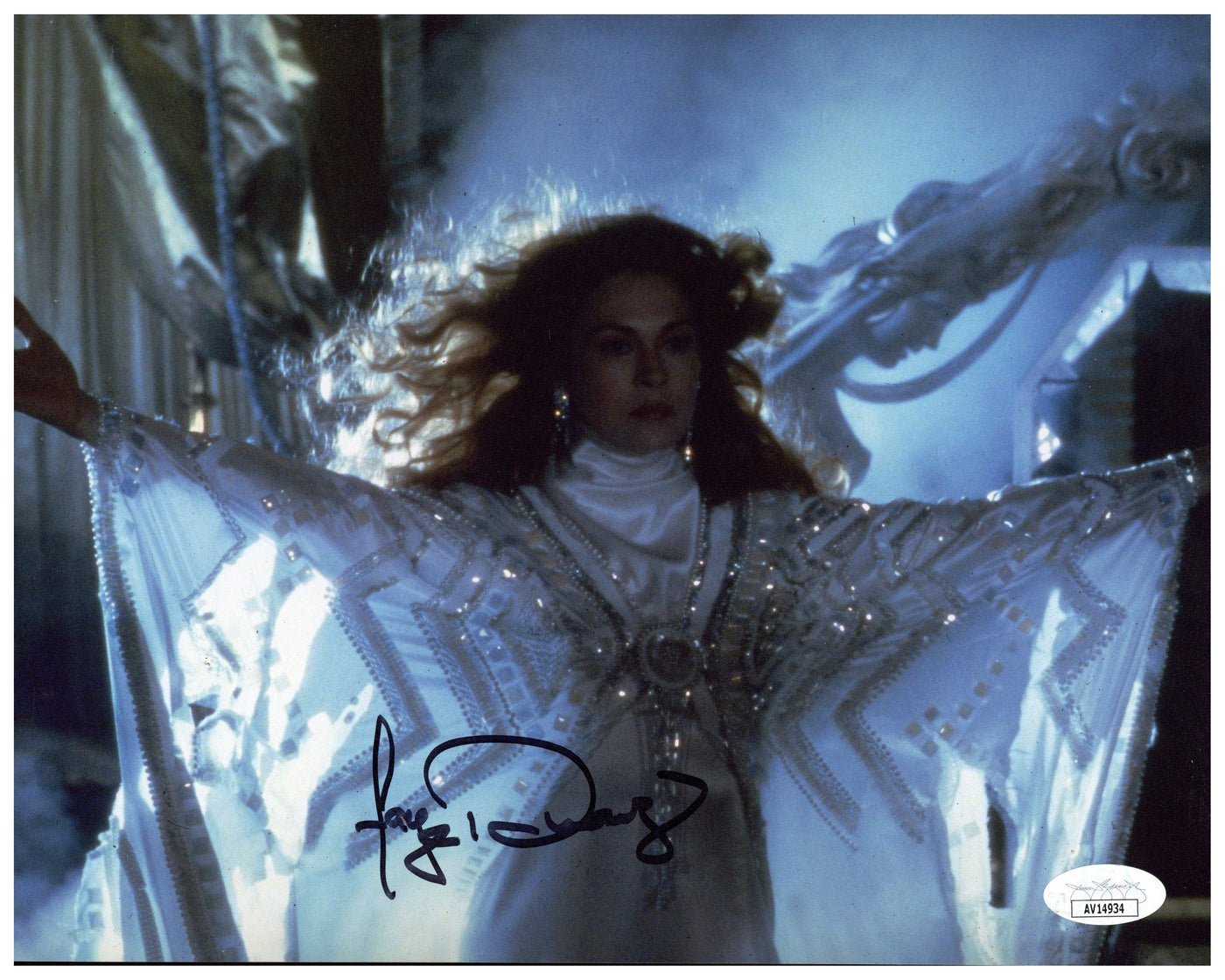 Faye Dunaway Signed 8x10 Photo Supergirl Authentic Autographed JSA COA #3