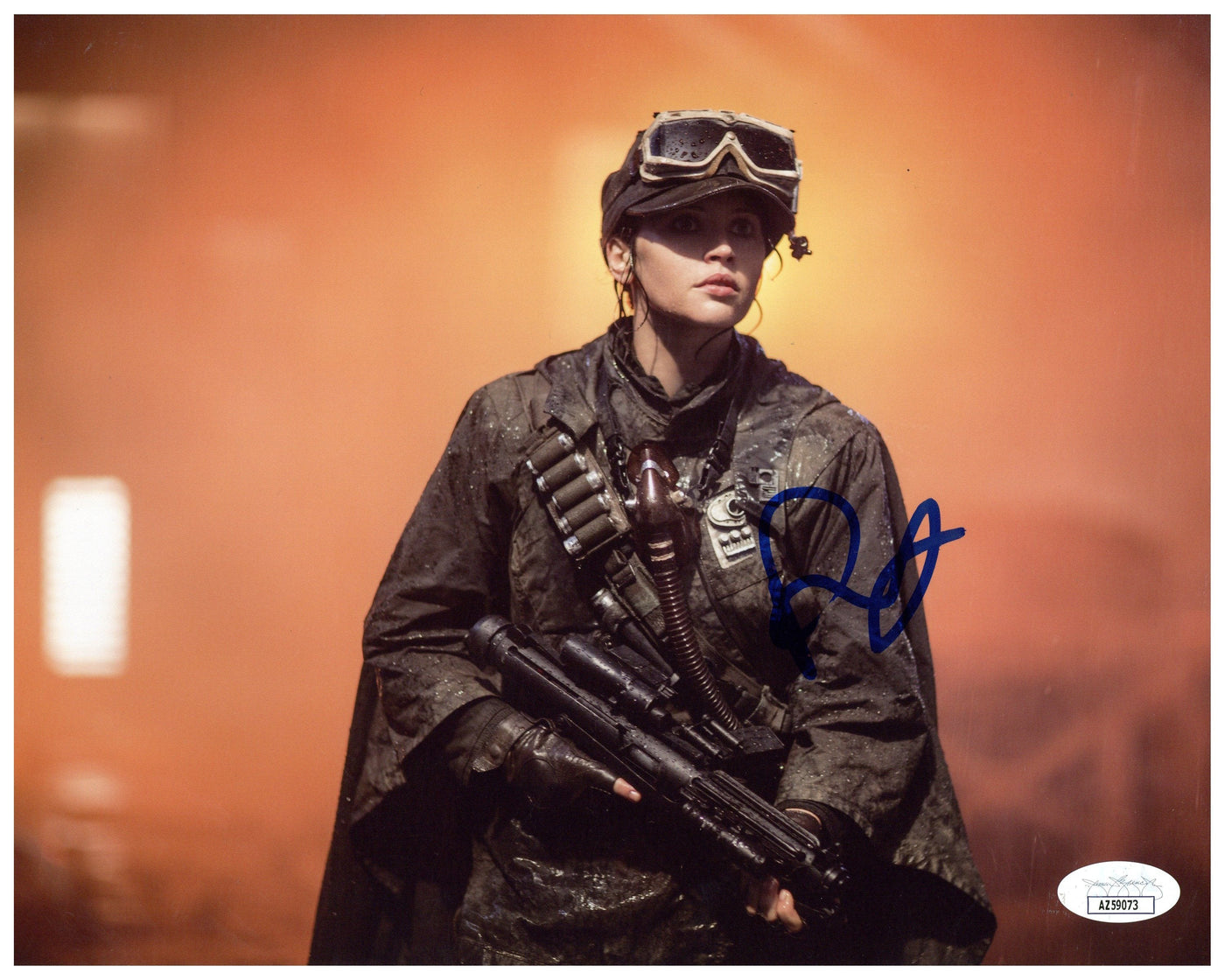 Felicity Jones Signed 8x10 Photo Star Wars Rouge One Autographed JSA COA 4