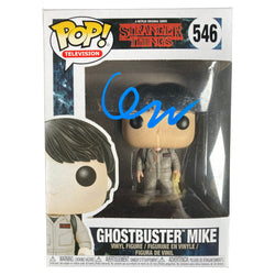 Image of Finn Wolfhard Signed Funko Pop Stranger Things Ghostbuster Mike Autographed JSA