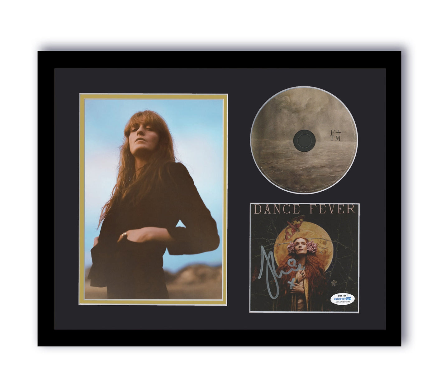 Florence Welch Signed 11x14 Framed CD Autographed Dance Fever ACOA 3