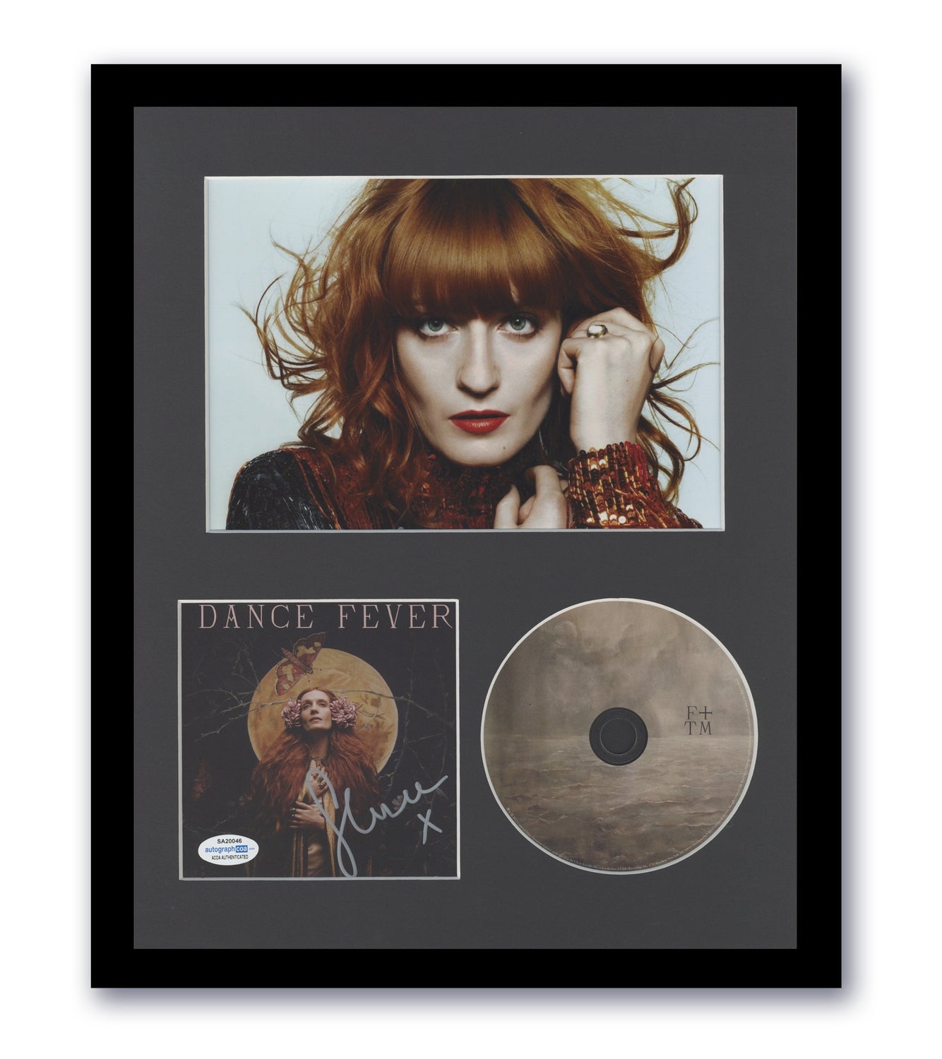 Florence Welch Signed 11x14 Framed CD Dance Fever Autographed ACOA 2