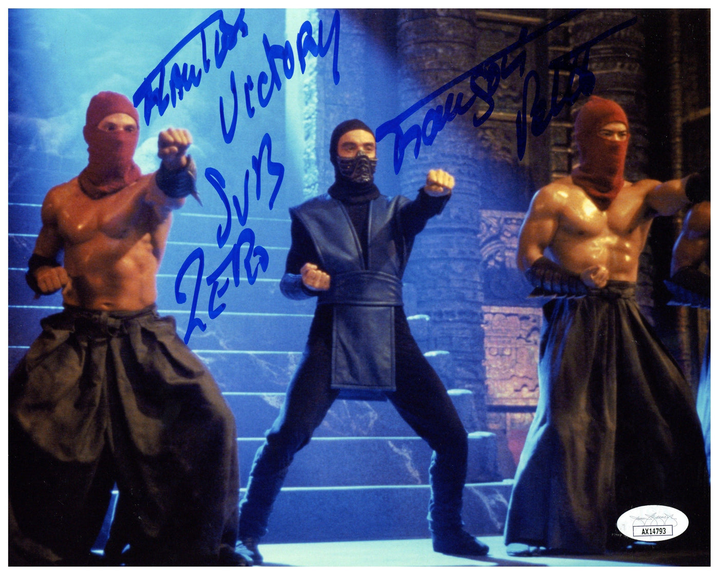 François Petit Signed 8x10 Photo Mortal Kombat Autographed JSA COA