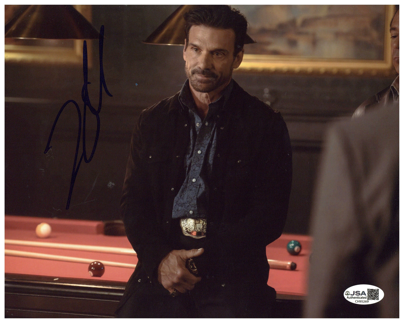 Frank Grillo Signed 8x10 Photo Peacemaker Autographed JSA COA 2
