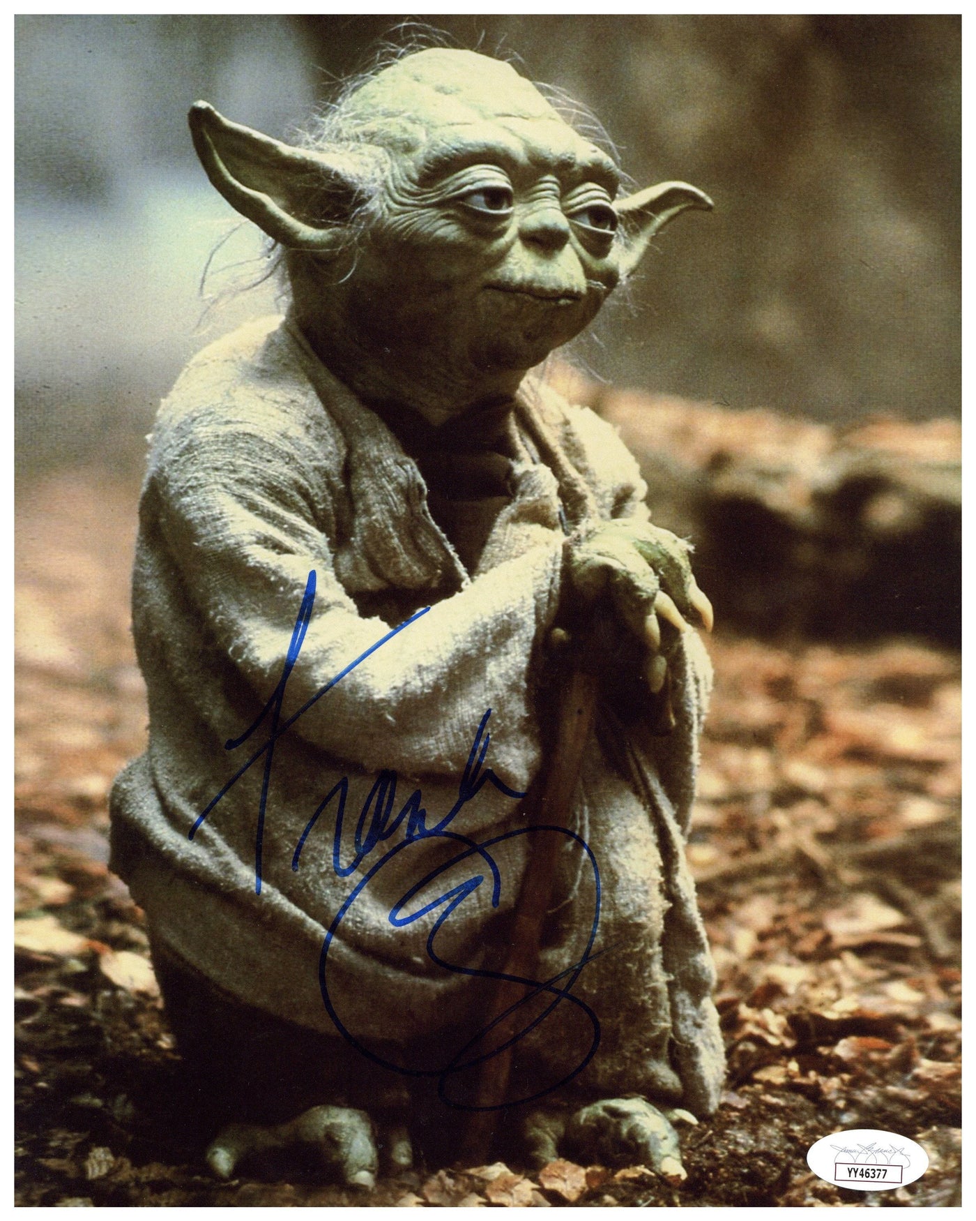 Frank Oz Signed 8x10 Photo Star Wars Yoda Authentic Autographed JSA COA
