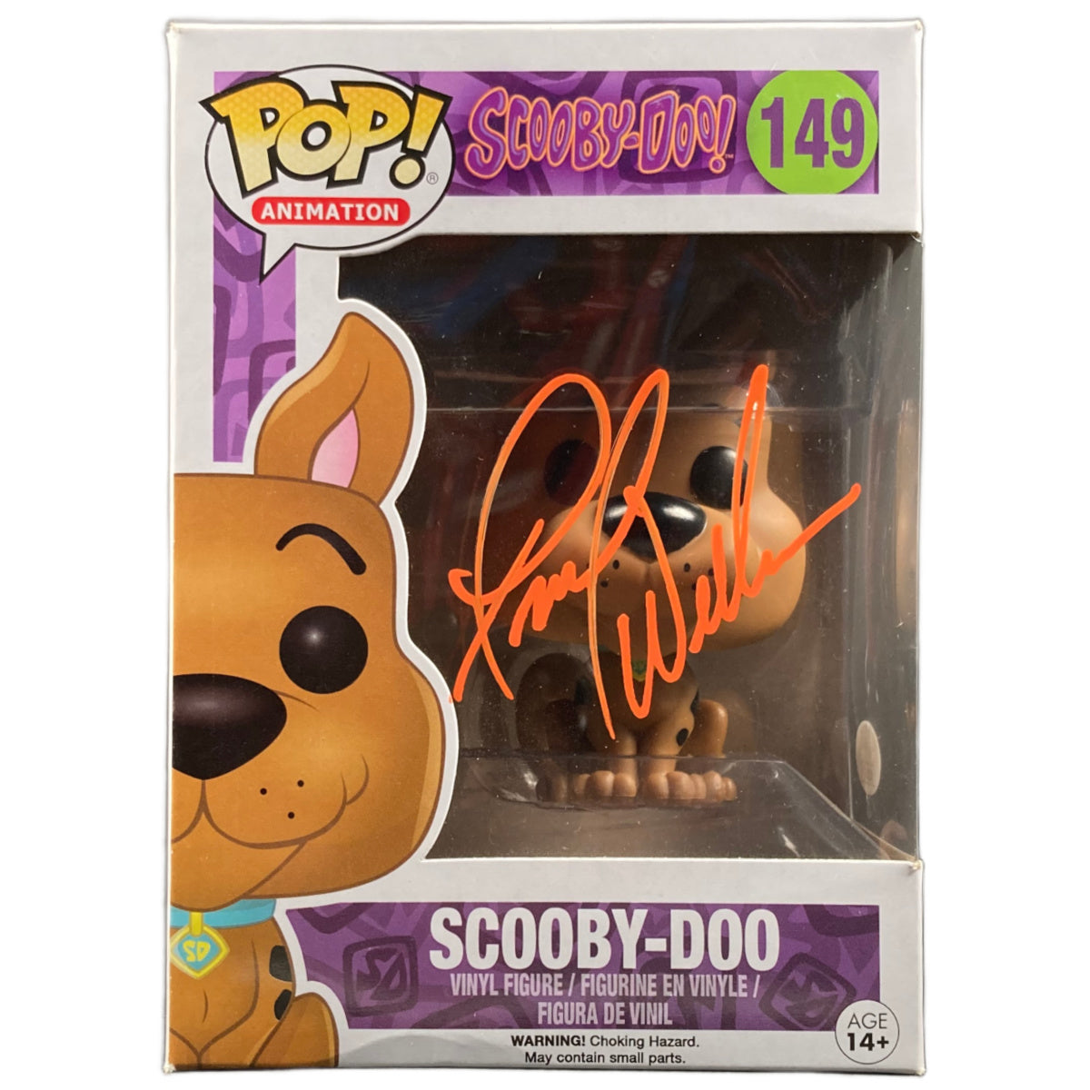 Frank Welker sigend Scooby-Doo! Scooby Doo #149 Funko Pop JSA COA