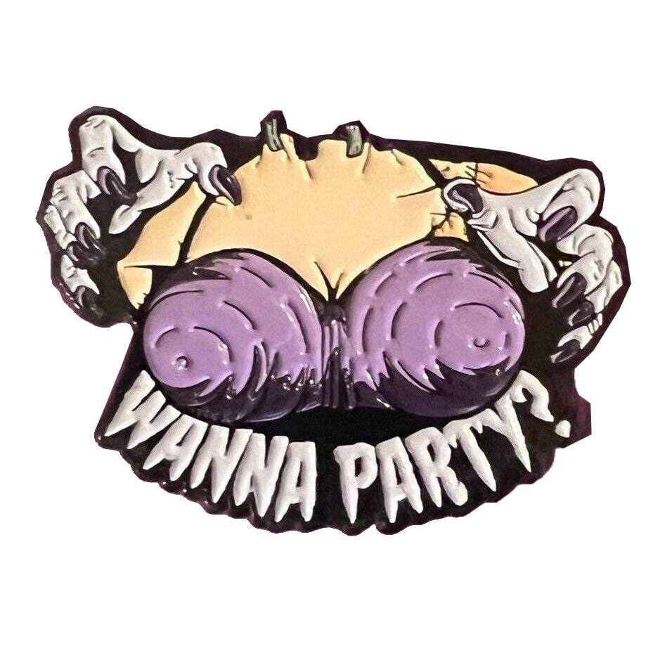 Frankenhooker "Wanna Party" Enamel Pin - Limited Release