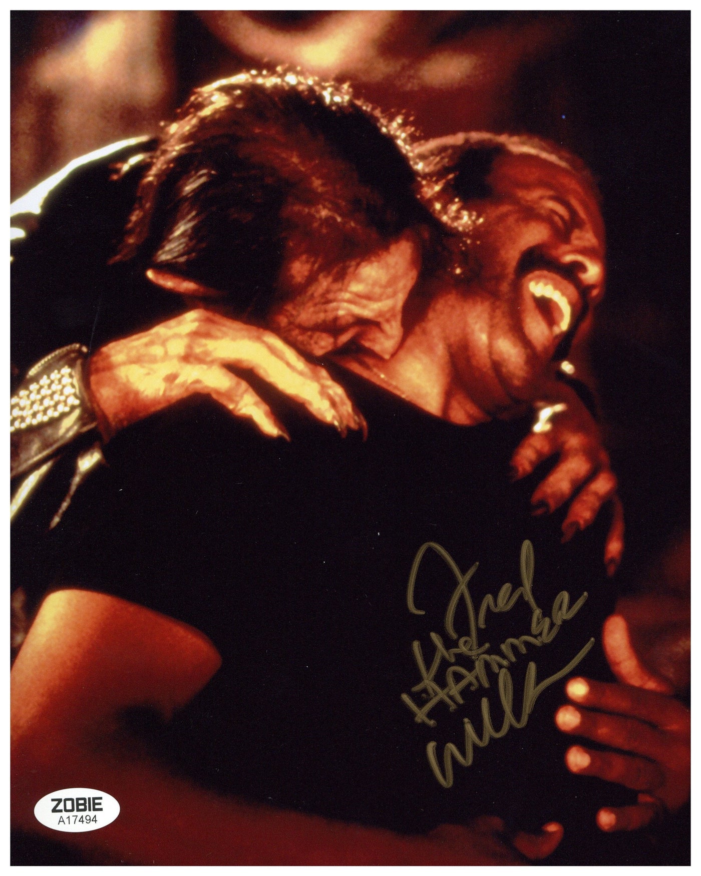 Fred Williamson Signed 8x10 Photo From Dusk till Dawn Autographed JSA COA #2