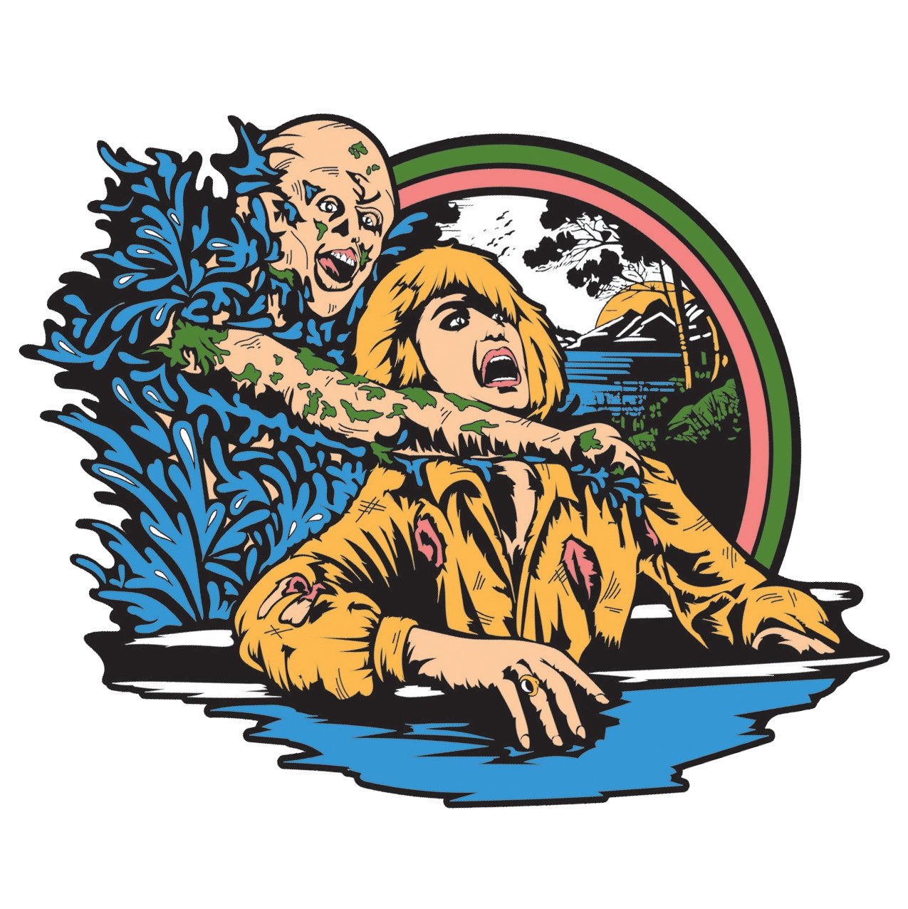 Friday the 13th "Jason Canoe Scene" Enamel Pin - Limited Release