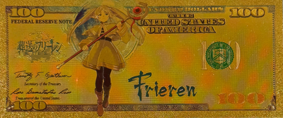 Frieren: Beyond Journey's End Prop Bank Note Frieren Fern Stark Zobie Exclusive