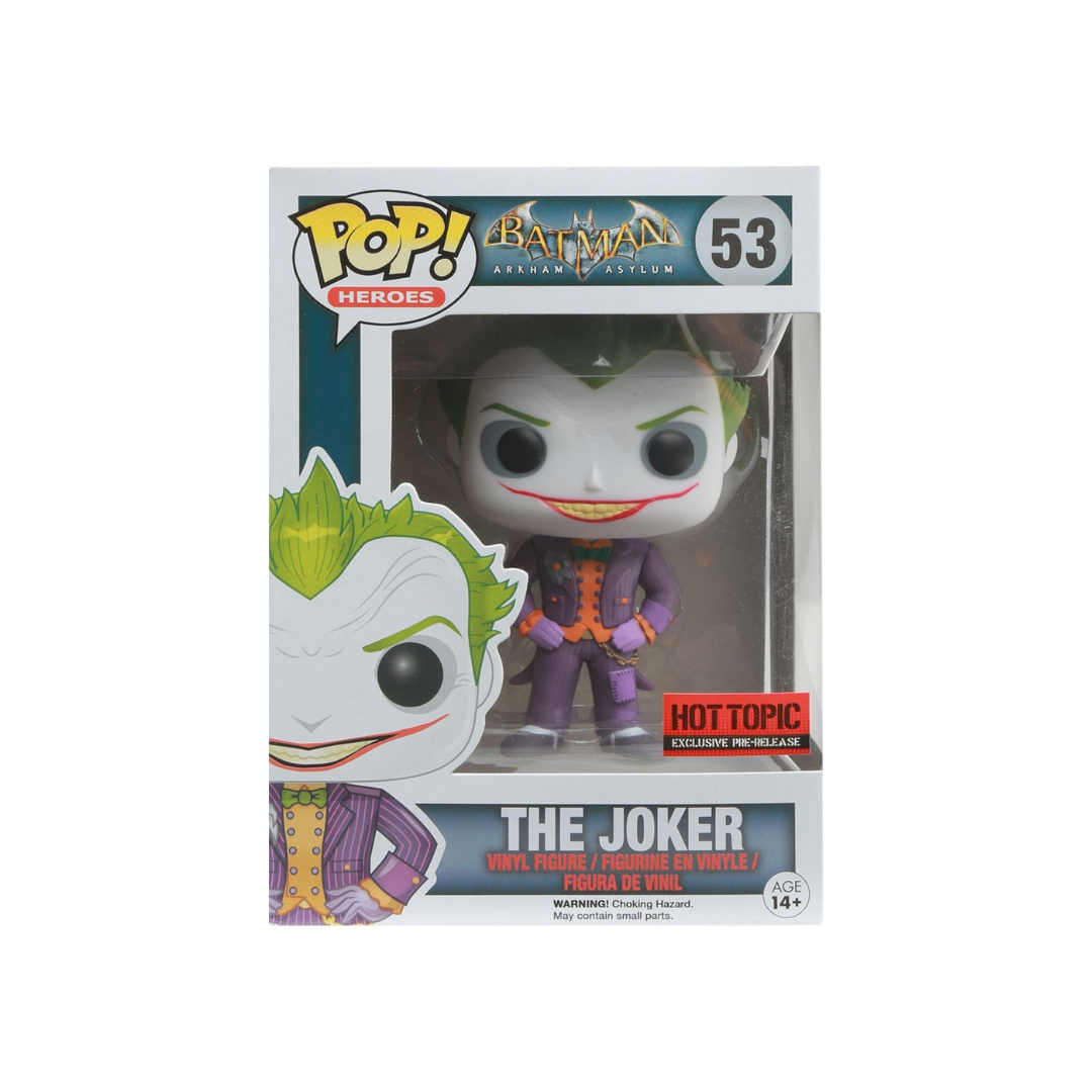 Funko POP The Joker Arkham Asylum #53 Hot Topic Pre-Release