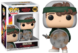 Image of Funko Pop Dustin With Spear And Shield Stranger Things #1463