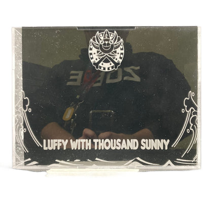 Funko Pop Luffy With Thousand Sunny Custom Acrylic Pop Ride Case