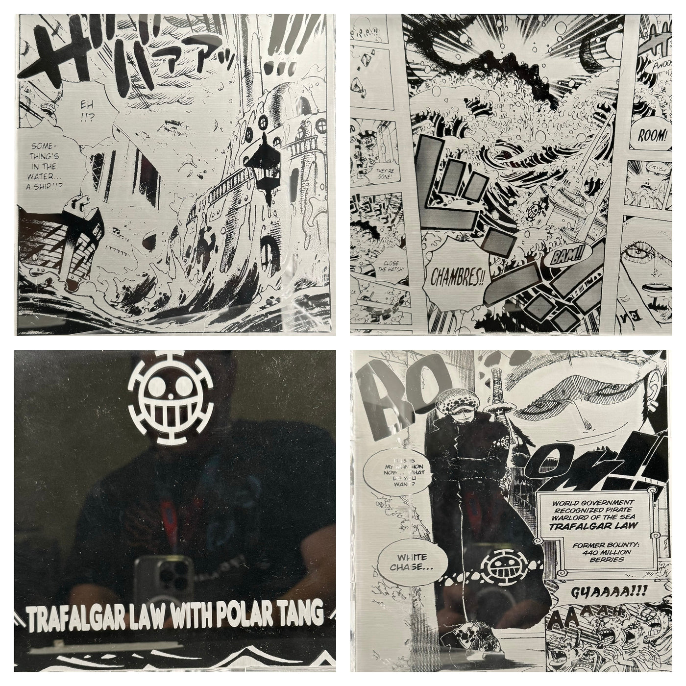 Funko Pop Trafalgar Law With Polar Tang Custom Acrylic Pop Ride Case
