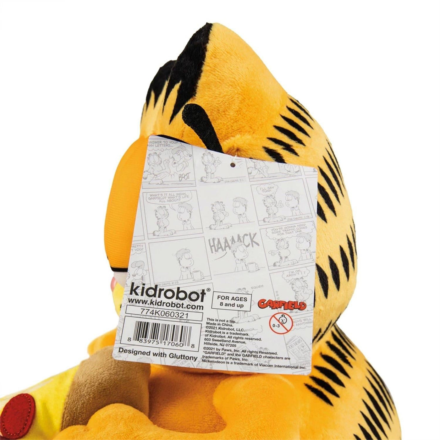 GARFIELD OVERSTUFFED PIZZA 13" MEDIUM PLUSH BY KIDROBOT