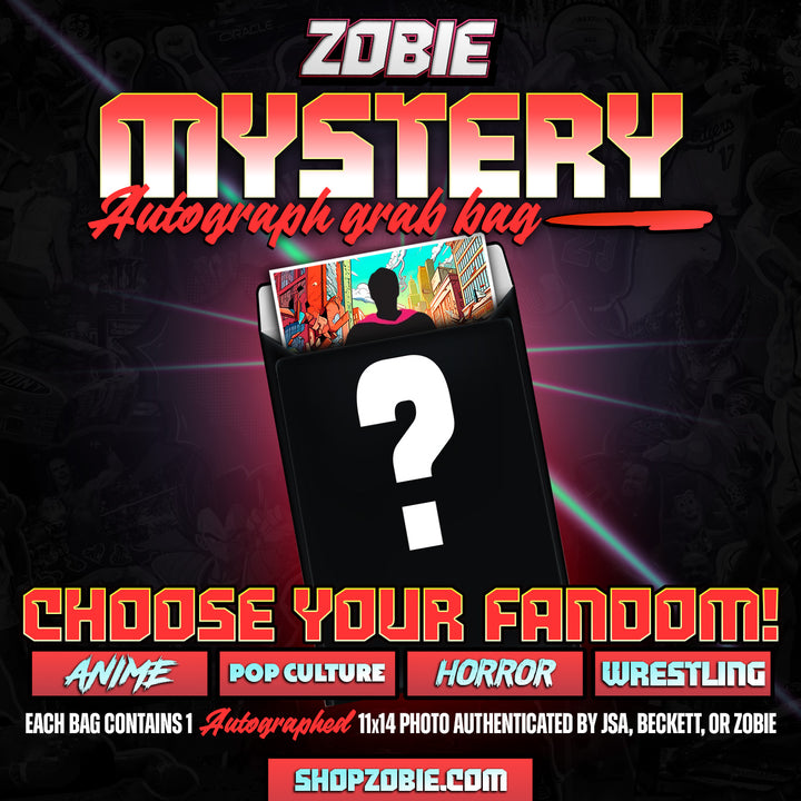 Zobie Mystery Autograph Grab Bag - 11x14 Photo