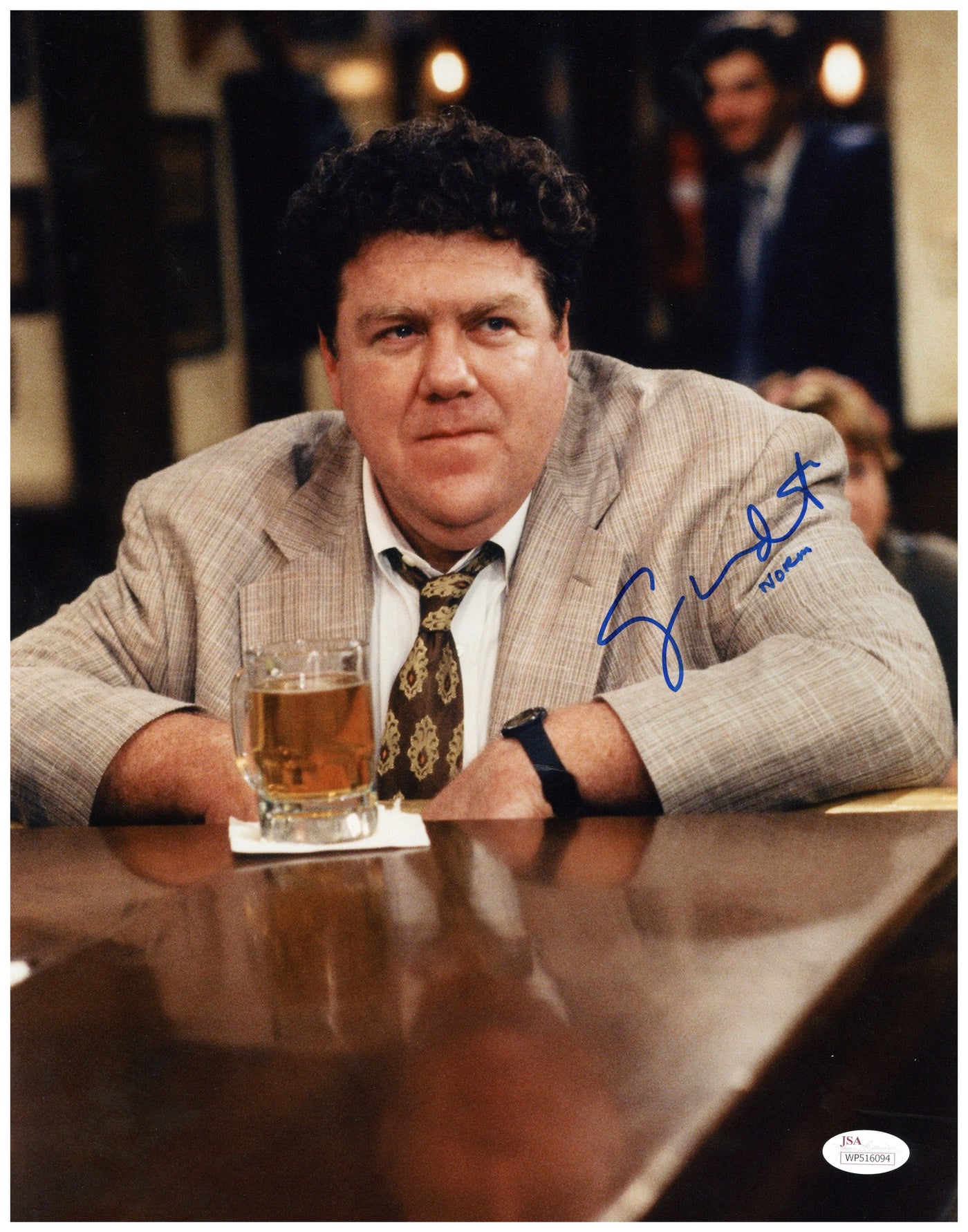 GEORGE WENDT Signed 11x14 Photo Cheers Authentic Autographed JSA COA