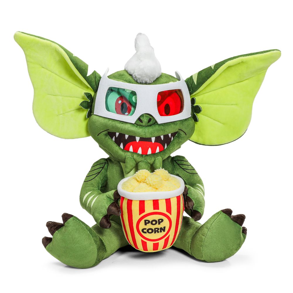 GREMLINS STRIPE WITH POPCORN 14.5 IN HUGME PLUSH WITH SHAKE ACTION