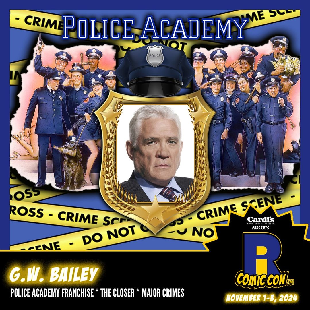 G.W. Bailey Official Autograph Mail-In Service - Rhode Island Comic Con 2024