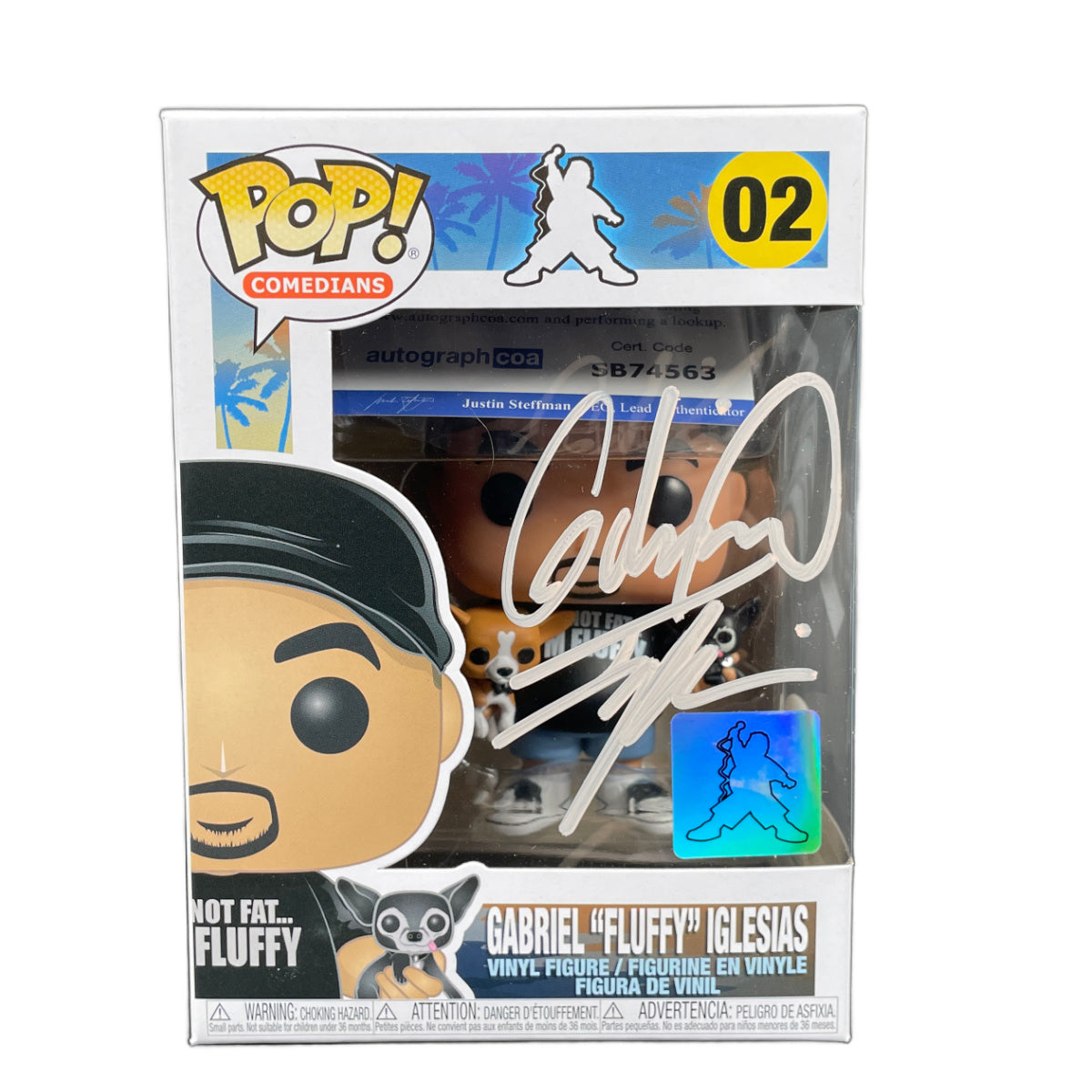 Gabriel Iglesias Signed Funko POP Autographed Figure ACOA 02