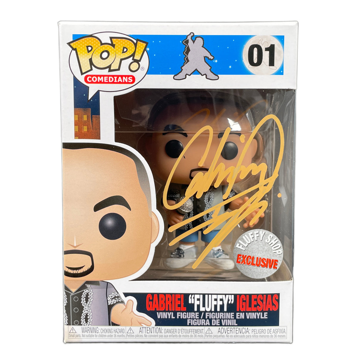 Gabriel Iglesias Signed Funko POP FLUFFY Autographed Figure ACOA 01