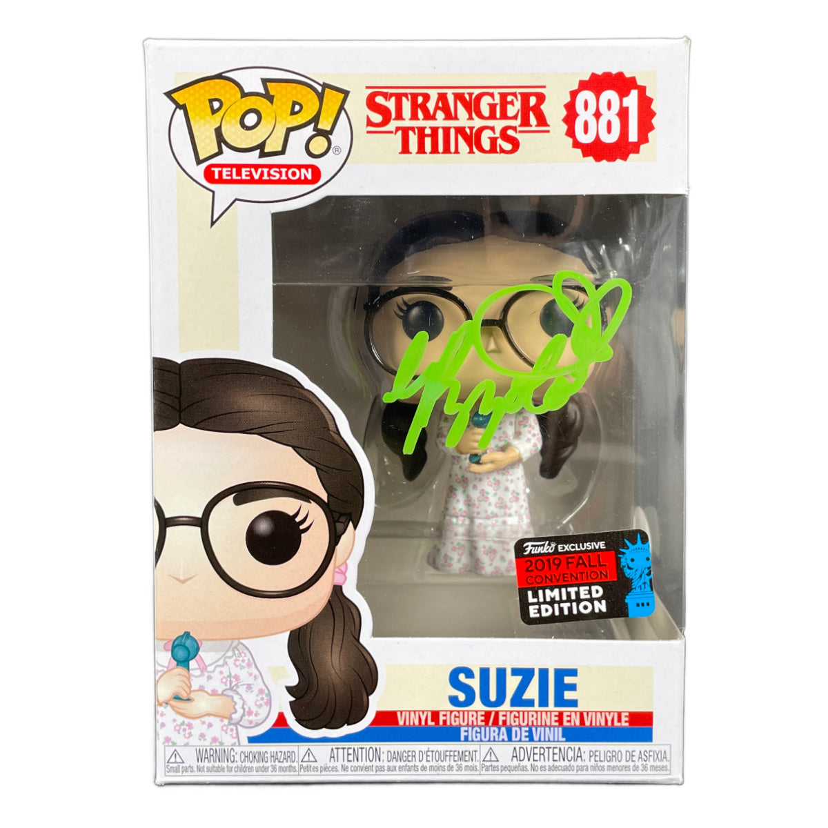 Gabriella Pizzolo Autograph Funko POP Stranger Things Suzie Signed JSA COA